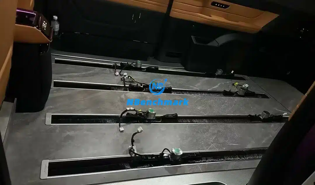 LEVC L380 Middle Row Seats with Electric Sliding Rails