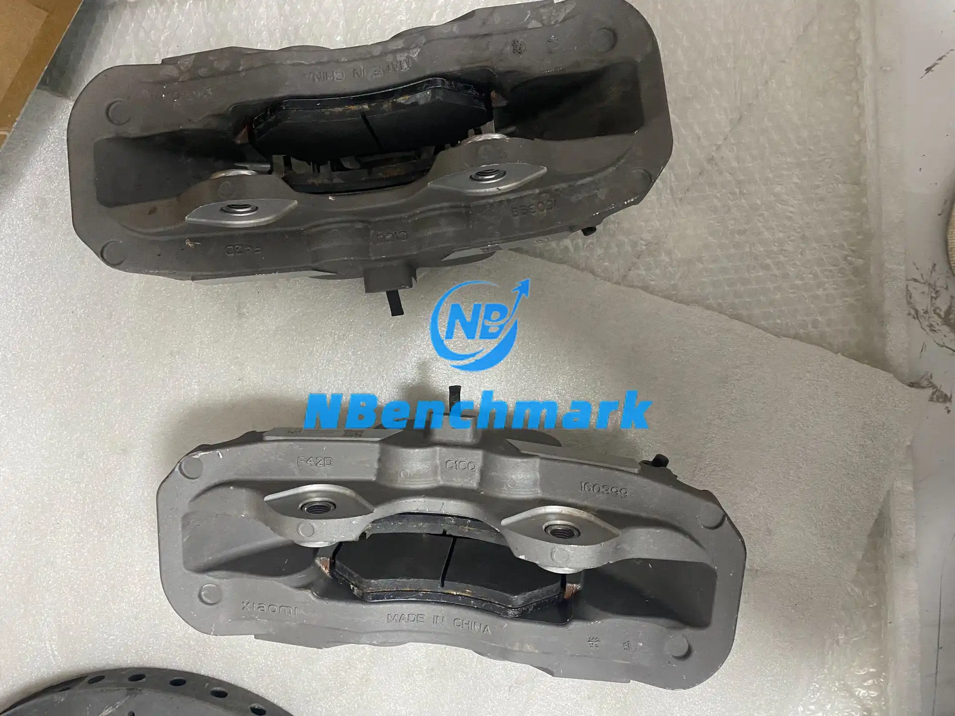 Xiaomi YU7 brake calipers