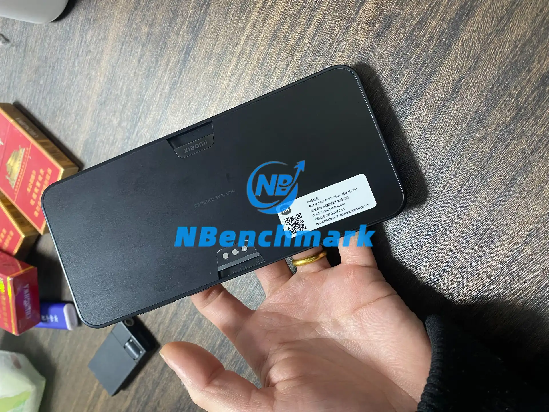 Xiaomi YU7 rear armrest phone screen