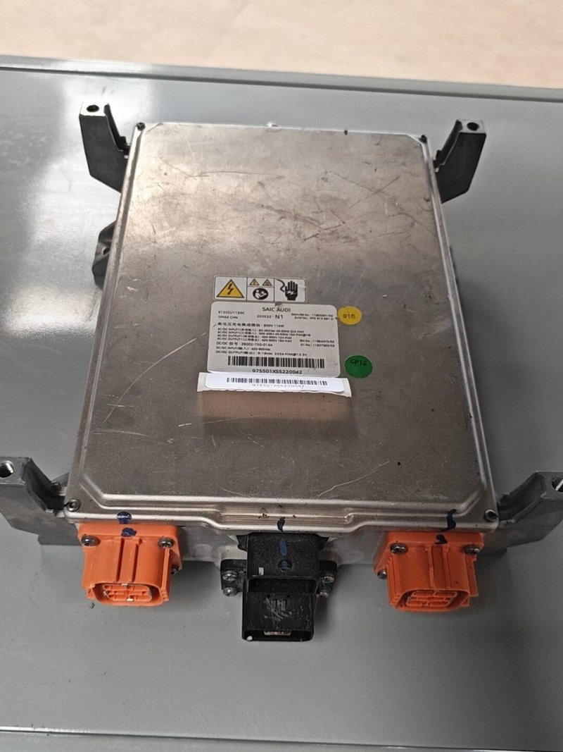 Audi E5, High/Low Voltage Charging Module Assembly, Emblem Price For Deposit, not Direct Take
