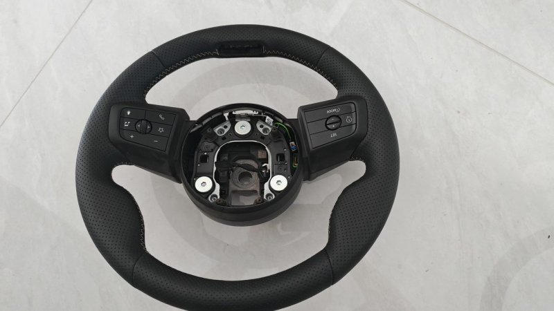 BMW MINIOEM steering wheel with multi-function buttons and complete leather cover