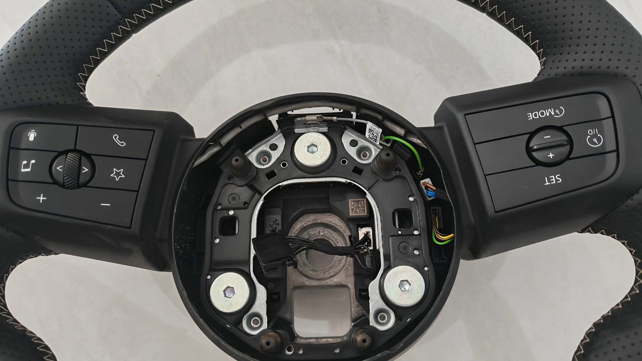 BMW MINIOEM steering wheel with multi-function buttons and complete leather cover