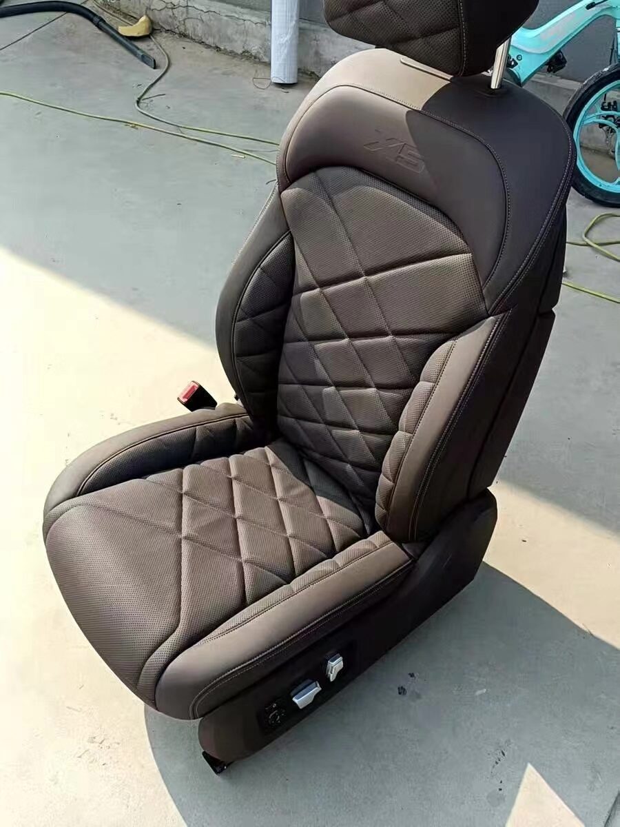 BMW X5, G18 main driver's seat, mocha leather, ventilation and heating, 18-way adjustment, lumbar support
