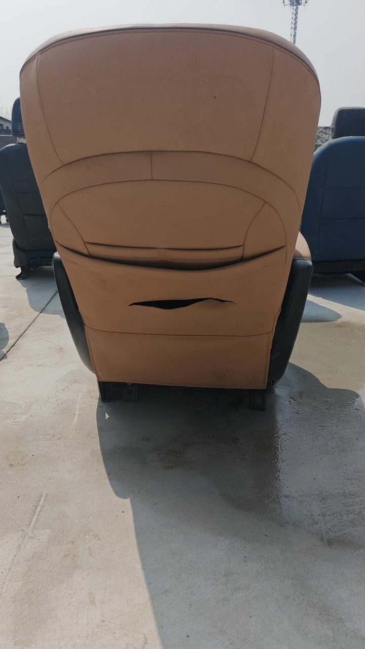 Denza D9OEM Aviation Middle Row Seat, Brown Leather, with Ventilation Heating Massage, Electric Leg Rest, Power Adjustment
