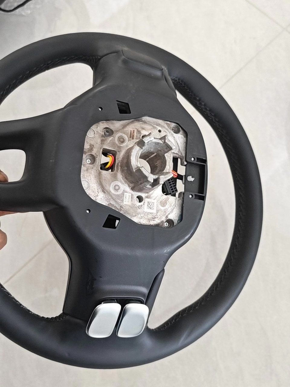 IM Motors LS6OEM Steering Wheel, Leather, with Multi-Function Button