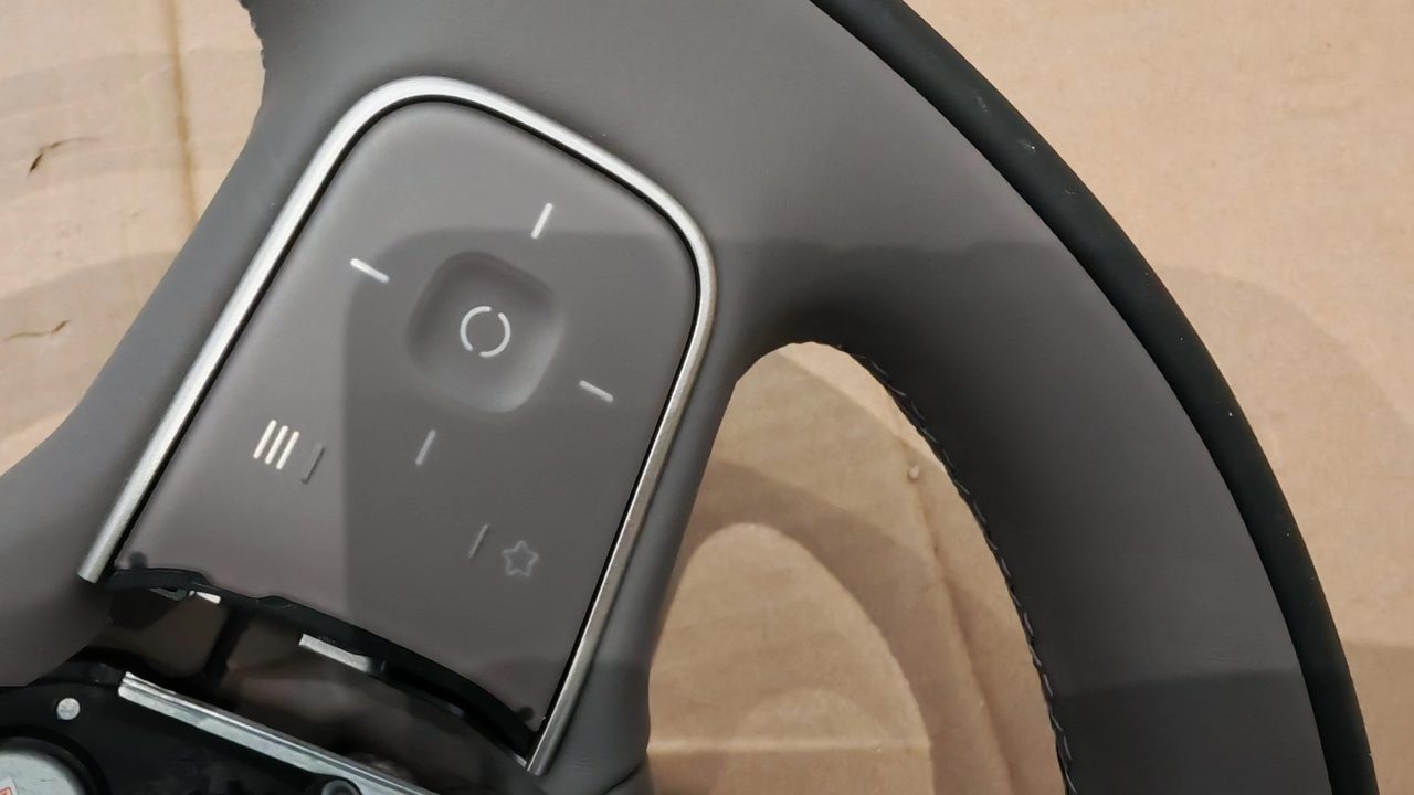 NIO ES8 OEM steering wheel with multi-function buttons, leather