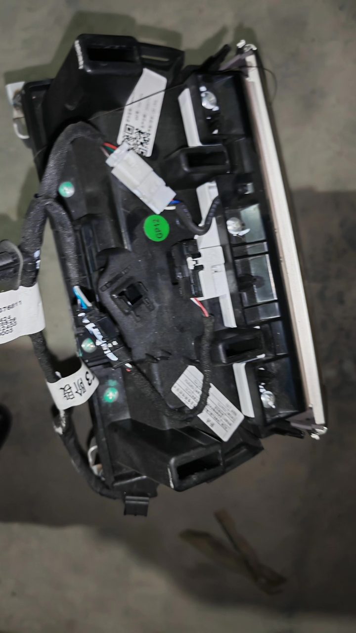 NIO ET9 Rear Row Storage Box Assembly, OEM, with Door Handle, Leather Surface Complete