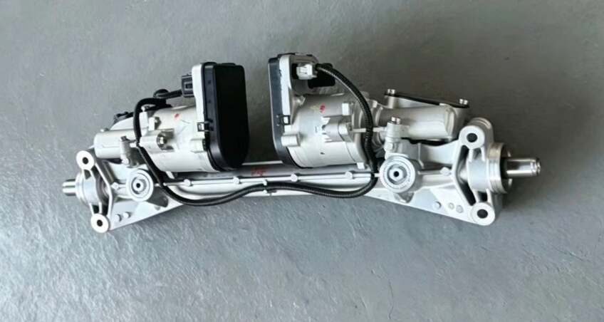 Steer-by-wire SbW, dual redundant motors, Nanjing Donghua Intelligent Steering