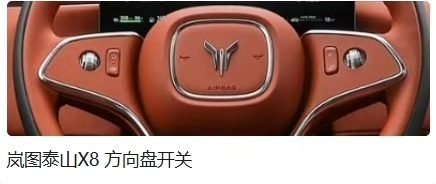 Lantu Taishan X8 steering wheel switch, suitable for Lantu models, complete leather surface