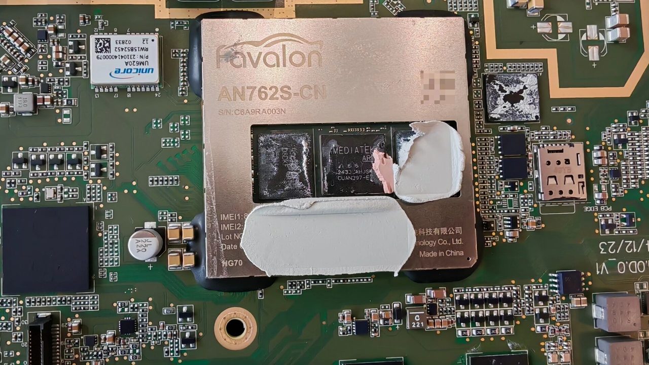 Xpeng P7 Turing chip, AN762S-CN, autonomous driving module