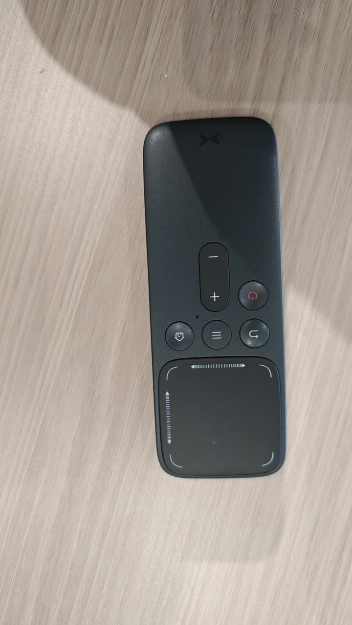 Xpeng X9 rear multimedia remote control, adapted to Xpeng X9 rear entertainment screen, OEM