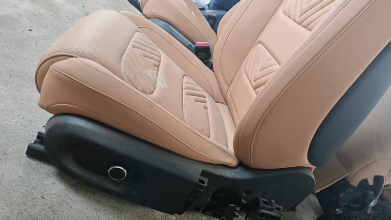 smart 5 Driver Seat, Brown Leather, Genuine OEM Used Part