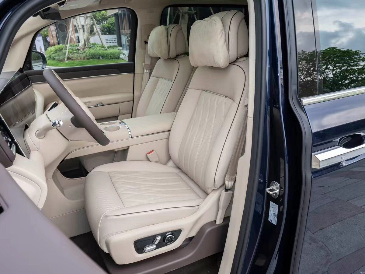 Luxeed V9 Front Seat, Genuine OEM Used Part, Driver & Passenger All Included, Beige, Fully Functional