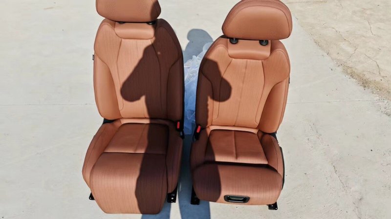 Geely Boyue L Jinxiu Edition Driver & Passenger Seat, Genuine OEM Used Part, Orange-Black Leather, with Ventilation Heating