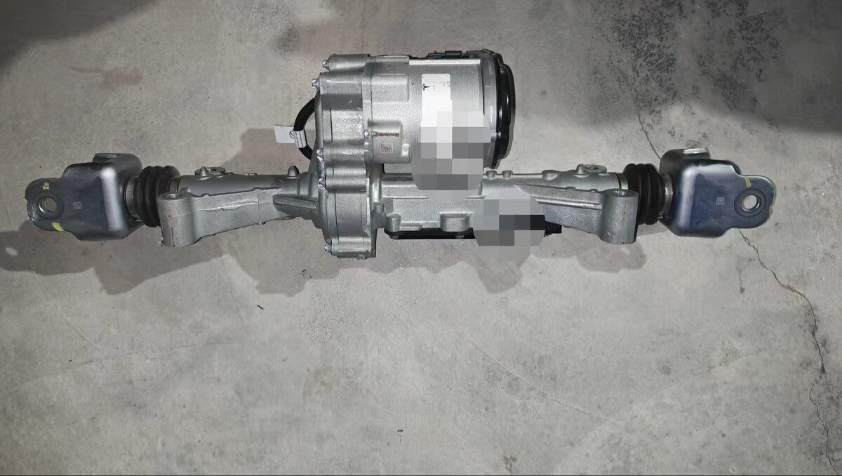 Tesla Cybertruck Rear-Wheel Steering Unit Assembly, with Motor, Genuine OEM Used Part, All Connectors Included