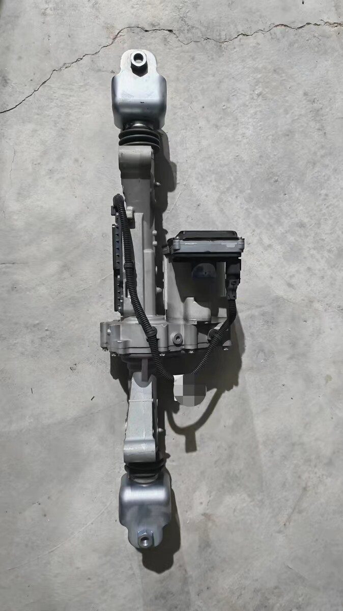 Tesla Cybertruck Rear-Wheel Steering Unit Assembly, with Motor, Genuine OEM Used Part, All Connectors Included