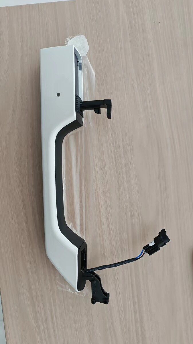 ZEEKR 009 OEM Exterior Door Handle, Genuine OEM Used Part, with Inductor Response, White, with Wiring Harness