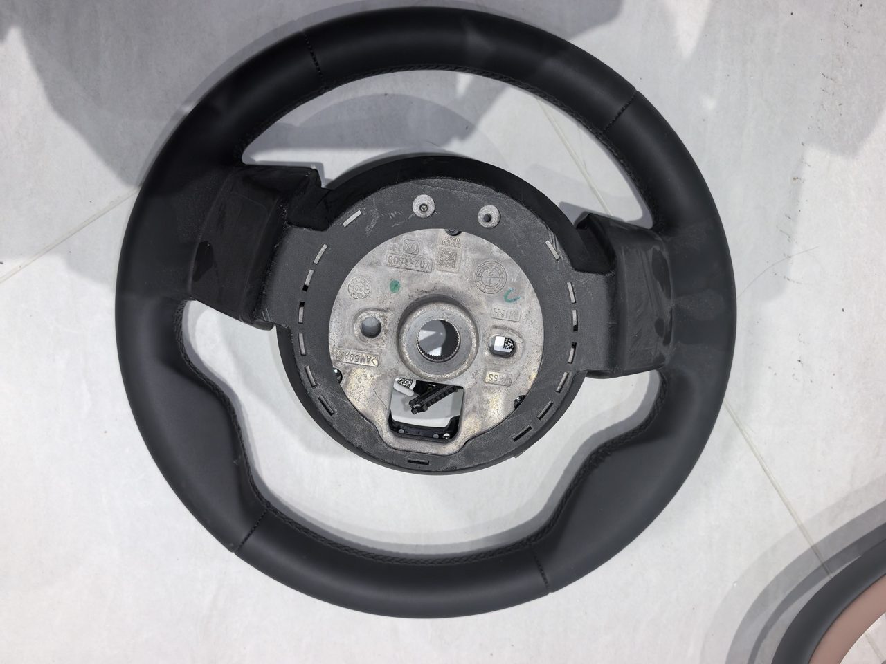 BMW MINI Light Beam Version Steering Wheel, Genuine OEM Used Part, Leather Material, with Multi-Function Button