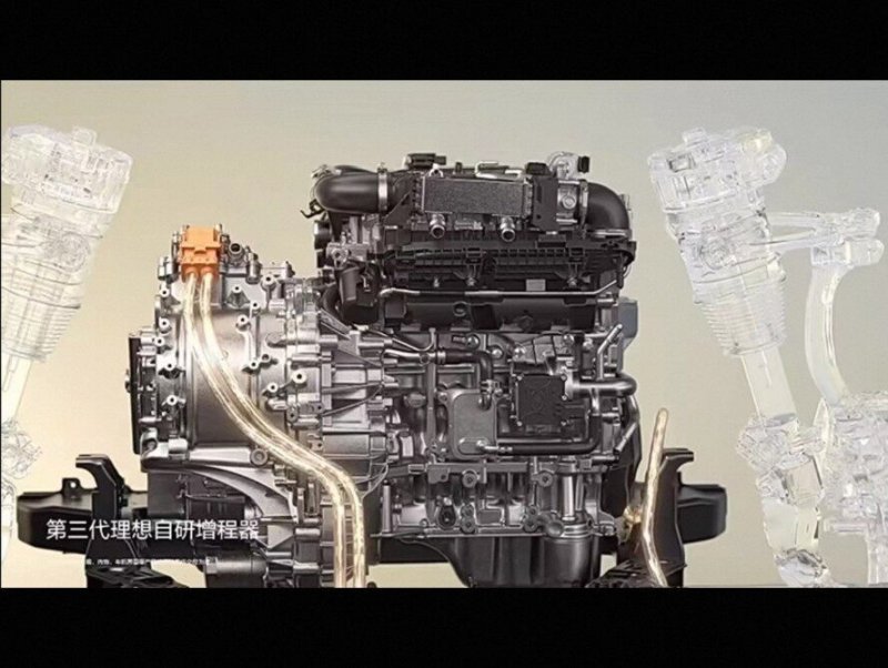 Li Auto L9Livis 3rd Generation In-House Developed Range Extender Engine Assembly